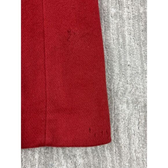 Talbots Jacket Womens Petite 12 Red 100%‎ Pure Wool Classic USA - Picture 12 of 16